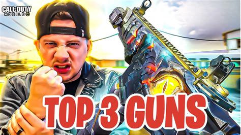 Top 3 Guns In Cod Mobile Youtube