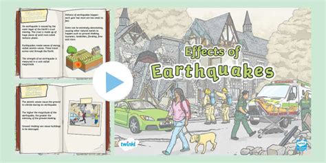 Primary Effects Of An Earthquake Twinkl Geography