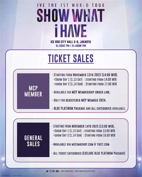 Harga Tiket IVE The 1st World Tour Di Jakarta Dan Cara Beli