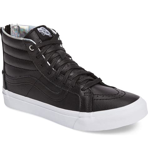 Vans Sk8 Hi Slim Metallic Leather Sneaker Women Nordstrom