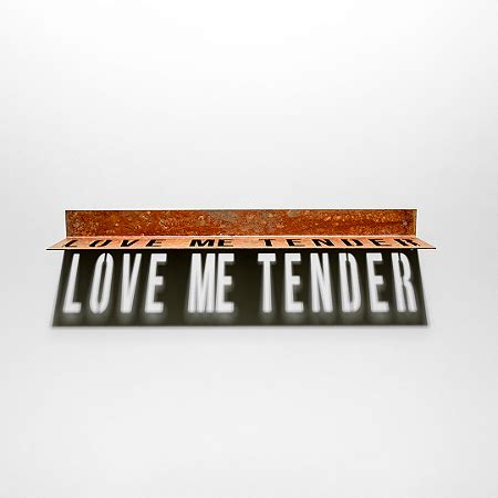 Placa De Ferro Love Me Tender Mercatto Casa Atacado