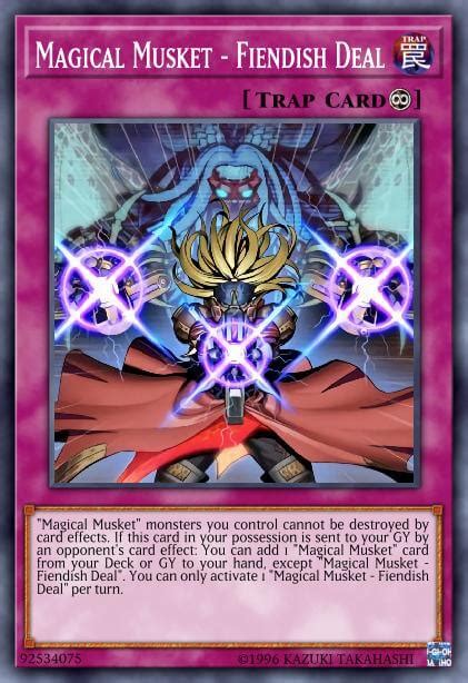 Magical Musket Fiendish Deal Yugioh Duel Links Gamea