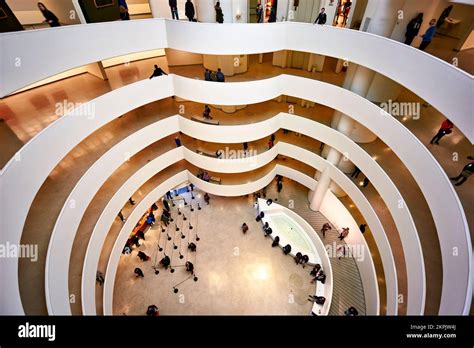 New York Manhattan United States Solomon R Guggenheim Museum Stock