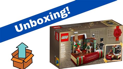 Lego A Christmas Carol Charles Dickens Tribute Unboxing Set