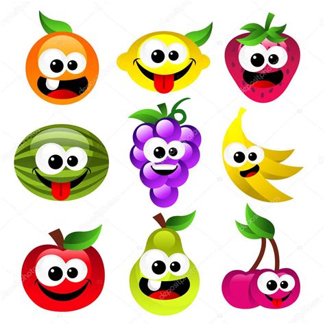 Dibujos Frutas Animadas Divertidos Dibujos Animados De Frutas