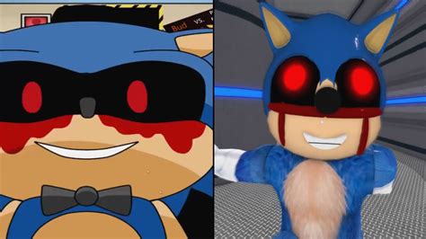 SONIC FNAF VS SONIC EXE JUMPSCARE Roblox Piggy FANGAME YouTube