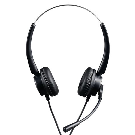 Binaural Usb Headset With Microphone Noise Canceling Headset For Online ...