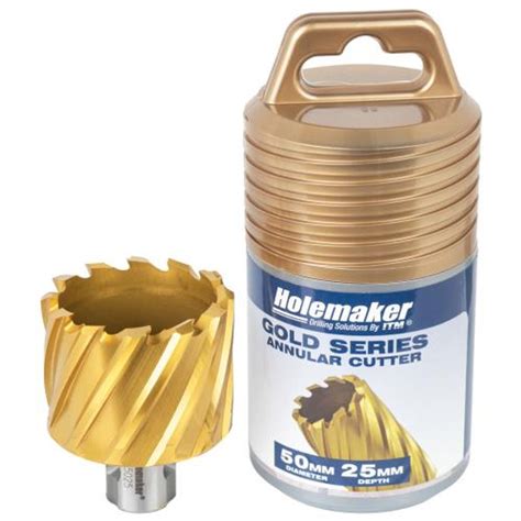 Holemaker Gold Series Annular Cutter 50mm X 25mm Doc Twl Nz