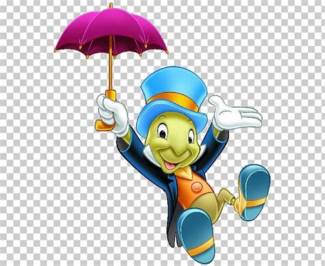 Jiminy Cricket The Talking Crickett The Adventures Of Pinocchio PNG ...