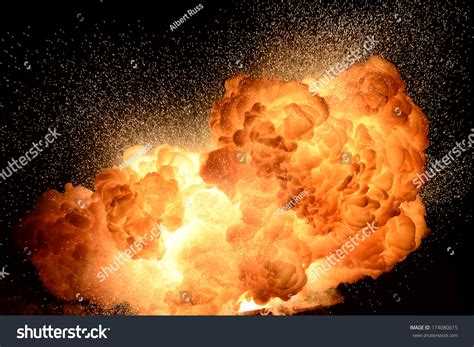 Thermite Explosion Stock Photo Edit Now 174080615