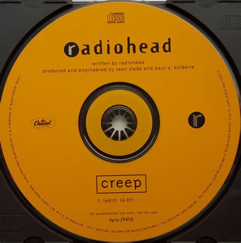 Radiohead Creep (Vinyl Records, LP, CD) on CDandLP