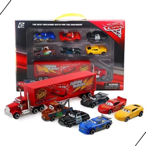 Carros Rel Mpago Mcqueen Kit Carrinhos Filme Brinquedo