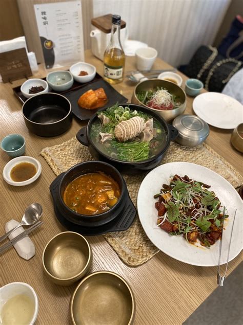 서울 곰탕 맛집 미경산 한우 전통주 여의도 룸식당 한암동 여의도점 네이버 블로그