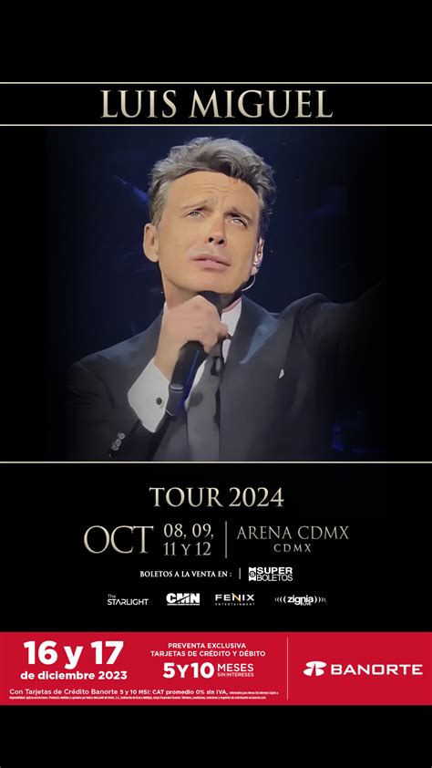 Luis Miguel Sigue Haciendo Historiay Anuncia Su Tour En M Xico