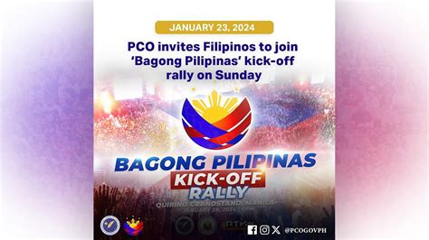 Call To Action Or Pr Blitz Marcos Govt Mounts Bagong Pilipinas