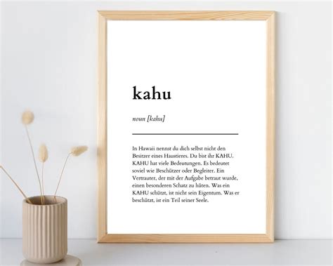 Kahu Definition Poster German Kahu Hawaiian Meaning Pet Owner Dog ...