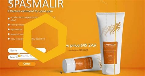 Spasmalir Reviews — Solution For Joint Pain Relief — South Africa By