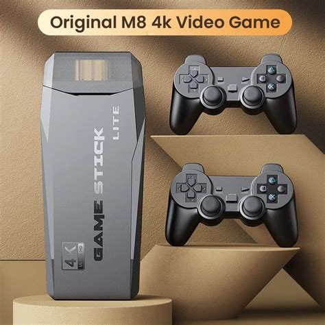 M8 HDMI Game Stick Lite Console 2 4G Wireless Controllers 4K Video Game