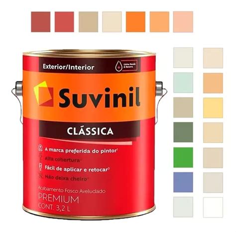 Tinta P Parede Antimofo Fosco Premium L Top Cor Suvinil Frete Gr Tis