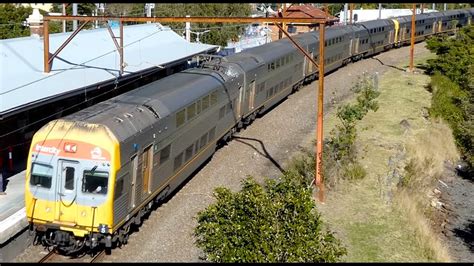 Australian Trains Morning At Hawkesbury River Jul Youtube