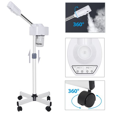 Zeny Salon Facial Steamer Treatment With Ozone And Aromatherapy White