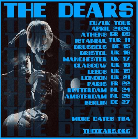 The Dears Tour Dates 2019 & Concert Tickets | Bandsintown