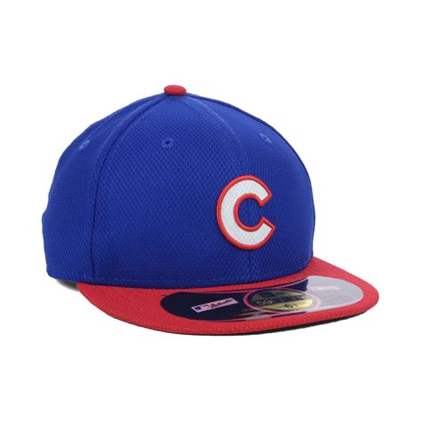 Ktz Kids Chicago Cubs Mlb Diamond Era 59fifty Cap In Red For Men