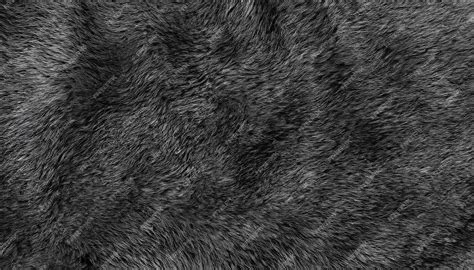 Premium Ai Image Black Fur Background Close Up View Texture Wallpaper