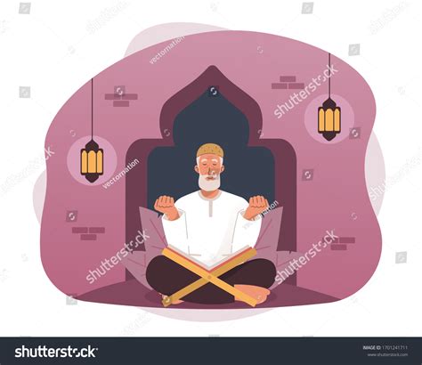 2604 Old Man Praying Stock Vectors And Vector Art Shutterstock