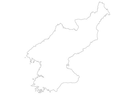 Blank Map Of Korea