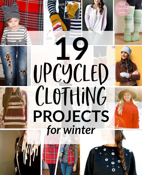 Upcycled Clothing Winter Refashion Projects To Warm Up This Winter