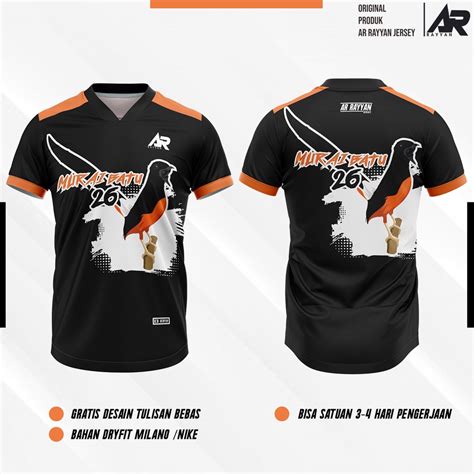 Jual Jersey Kaos Murai Batu Custom Full Printing Shopee Indonesia