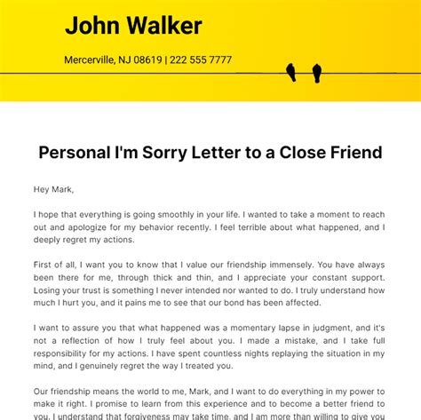 FREE Personal Letter Templates & Examples - Edit Online & Download ...