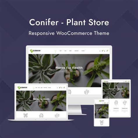 Conifer Plant Store WooCommerce Theme