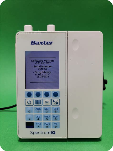 Zantek Medical 309158 Baxter Sigma Spectrum IQ Infusion Pump