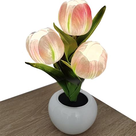 Tulipanes De Luz Led L Mpara De Escritorio Tulip N L Mpara De Noche