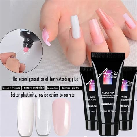 New Poly Gel Finger Extension Crystal Jelly Poly Gel Nail Gel