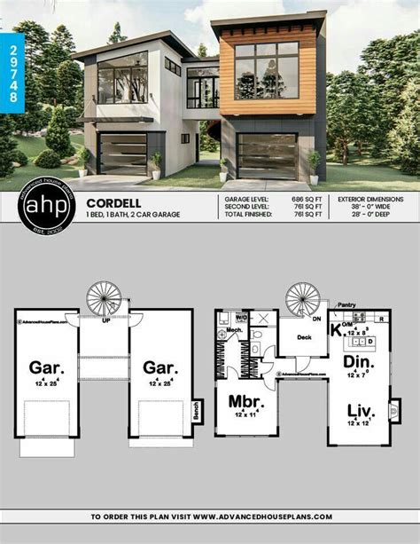 Plan 62778dj Modern Rustic Garage Apartment Plan With Vaulted Interior