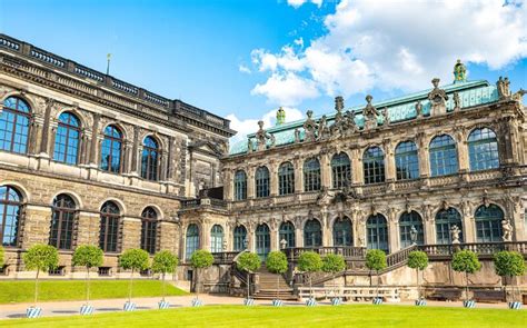 Historic Zwinger Building Exterior In Dresden Germany Stock Photo