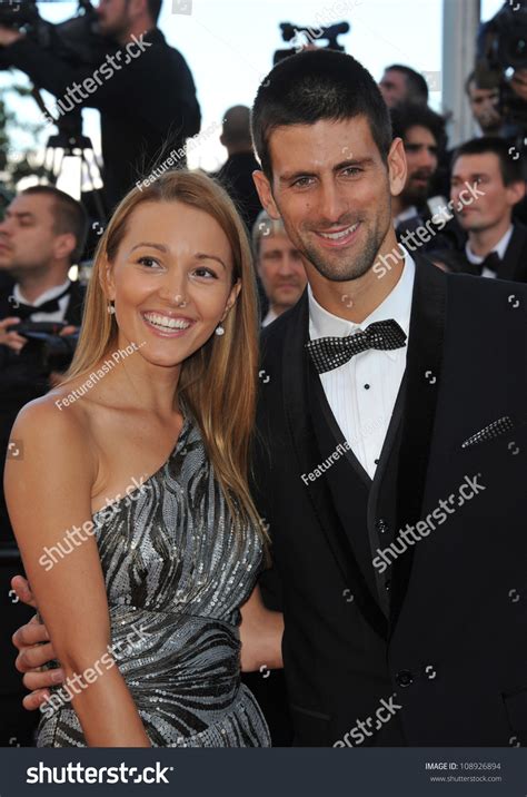 17 Novak Djokovic Jelena Ristic Cannes Film Images Stock Photos 3D