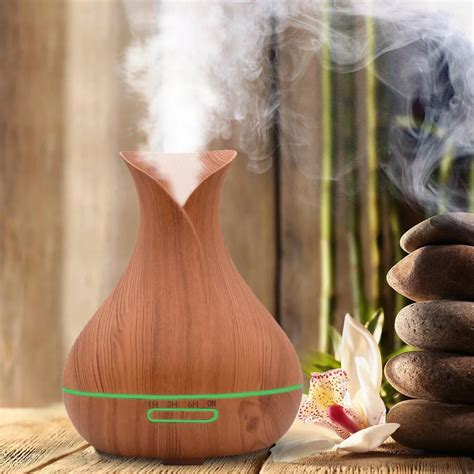 Air Aroma Humidifier Ultrasonic Air Aromatherapy Essential Oil Diffuser 400ml Incense Oil Burner