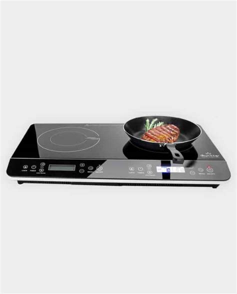 Duxtop 9620ls Lcd Portable Double Induction Cooktop 1800w Digital Electric Countertop Burner