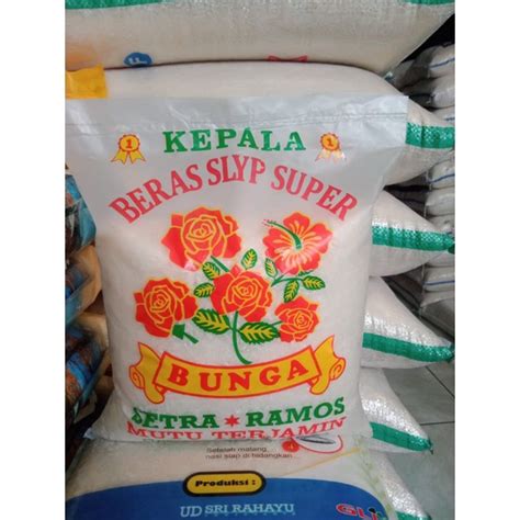 Jual BERAS Pulen Enak Cap Bunga 3kg Shopee Indonesia