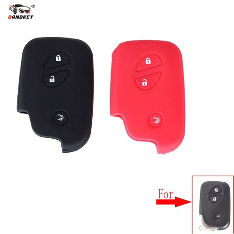 DANDKEY Silicone Rubber Key Fob Protector Cover Case Set For Lexus