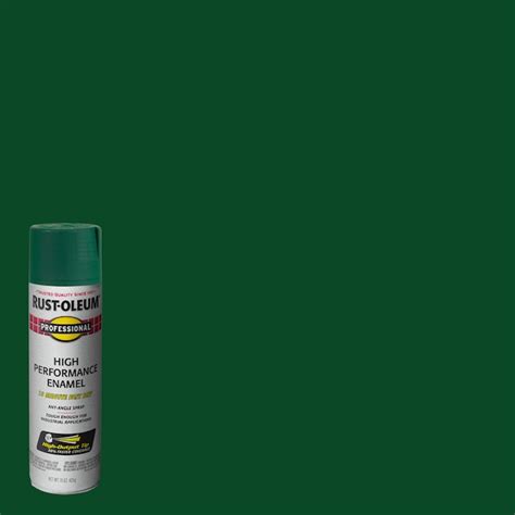 Rust Oleum Professional Gloss Hunter Green Spray Paint Net Wt 15 Oz