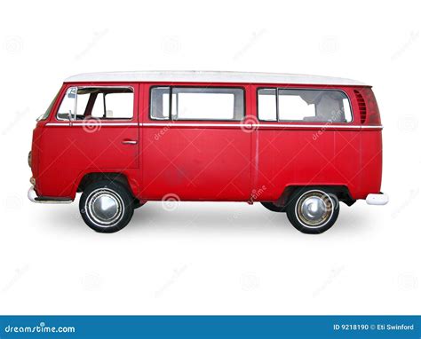 Vintage Red Van Stock Photo Image Of Nostalgic Nostalgia 9218190