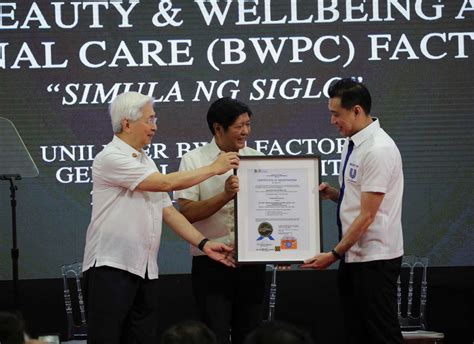 DTI Chief Welcomes Inauguration Of Unilevers New Beauty Wellbeing