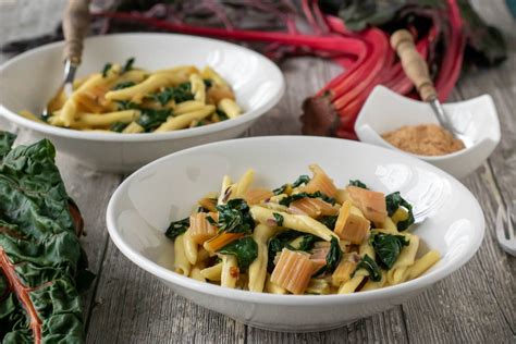 Pasta Mit Mangold Schnelles Nudelgericht Mit Mangold