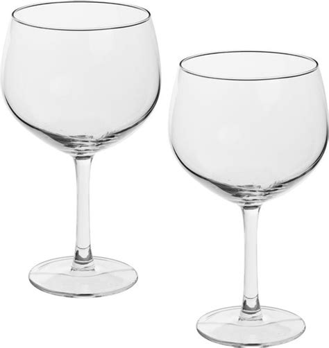 Set Van 4x Grote Wijnglazen Voor Rode Wijn 650 Ml Bourg Van Glas Wijn