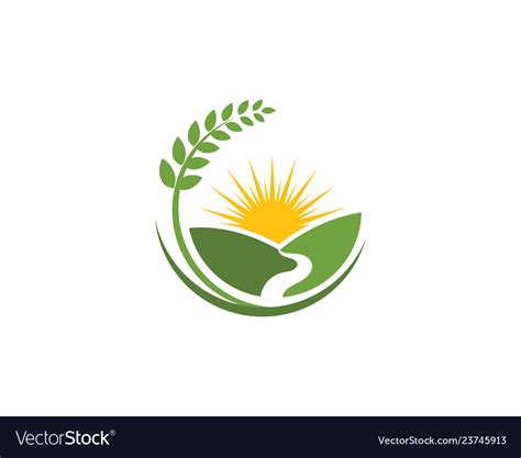 Farm agriculture Royalty Free Vector Image - VectorStock